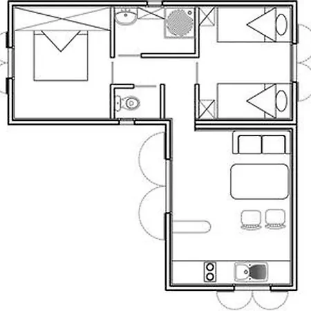 Confortable Avec Terrasse - 4 Personnes - Api-1-52-908 キャンプ場